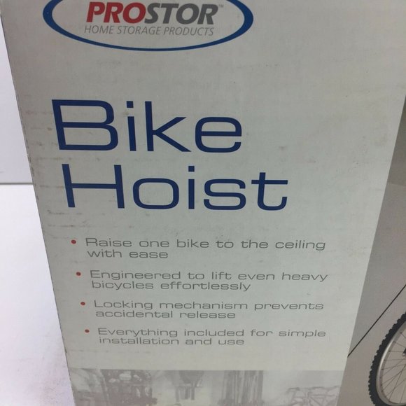 Pro Stor Home Storage Product Bike Hoist Lift Garage Organize Up To 50lbs - Picture 2 of 8